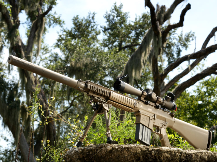 Snipers de Fort Sill adotam fuzil M110